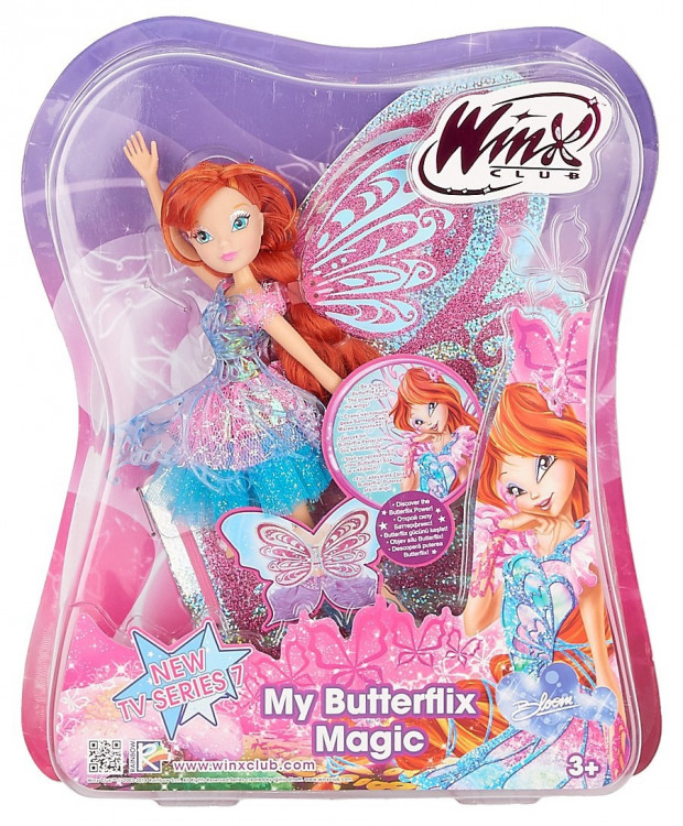 Кукла winx club баттерфликс 2 двойные крылья flora